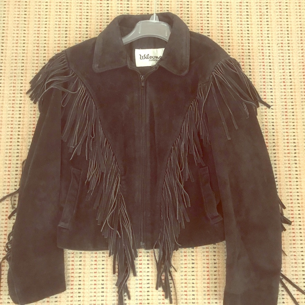 Wilson Suede & Leather Jacket Vintage 80s